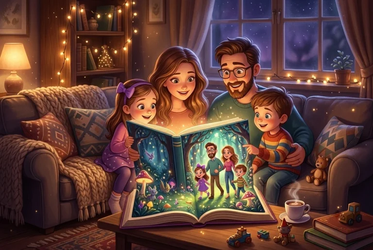 How To Turn Family Photos Into A Children's Book